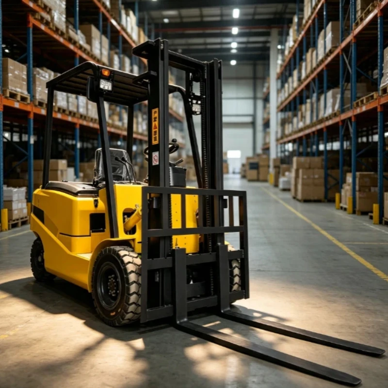 Customized Lifting Configuration Mini Electric Forklift, Energy Saving Powered Warehouse Forklift For Indoor Loading Unloading