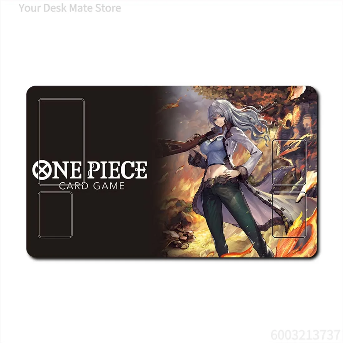 One Piece Nami Pop Art TCG Playmat with Zones for Card Game