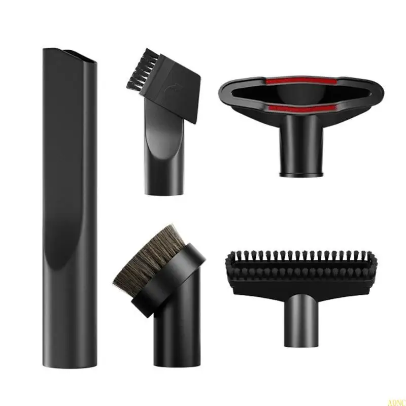 A0NC 6pieces Vacuums rush Cravice Tool включает в себя щетка PP щетка плоская всасывающая насадка