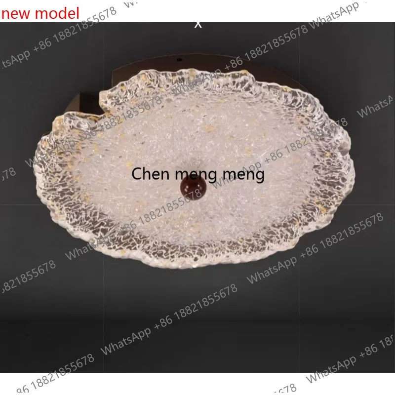 

Американский ретро-светильник для спальни, потолочный, трехцветный, из смолы, с улучшенной светодиодной подсветкой, для кабинета, лампа