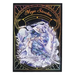 10Sheets Sky Background Selections Pack Enchantment Shell Light PET Stickers Stars Enchantment Night Writing Scrapbook 150*91mm