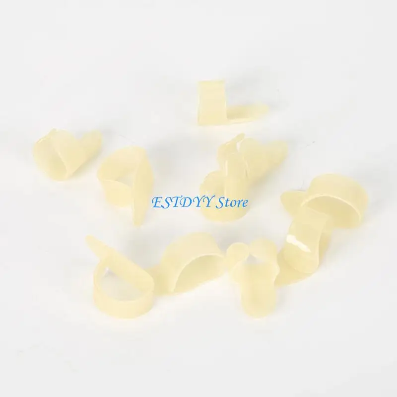 G6DE Pack of 6 Light Weight Glowing Guitar Thumb and Finger Picks Set Ergonomic Fit