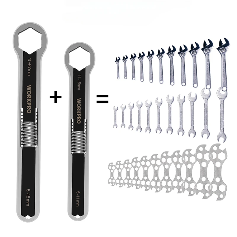 Imagem -06 - Xiaomi-workpro Catraca Universal Anel Duplo Offconjunto Chave Inglesa Torque Reparação de Soquete Multifuncional Anti Slip Ferramenta Durável