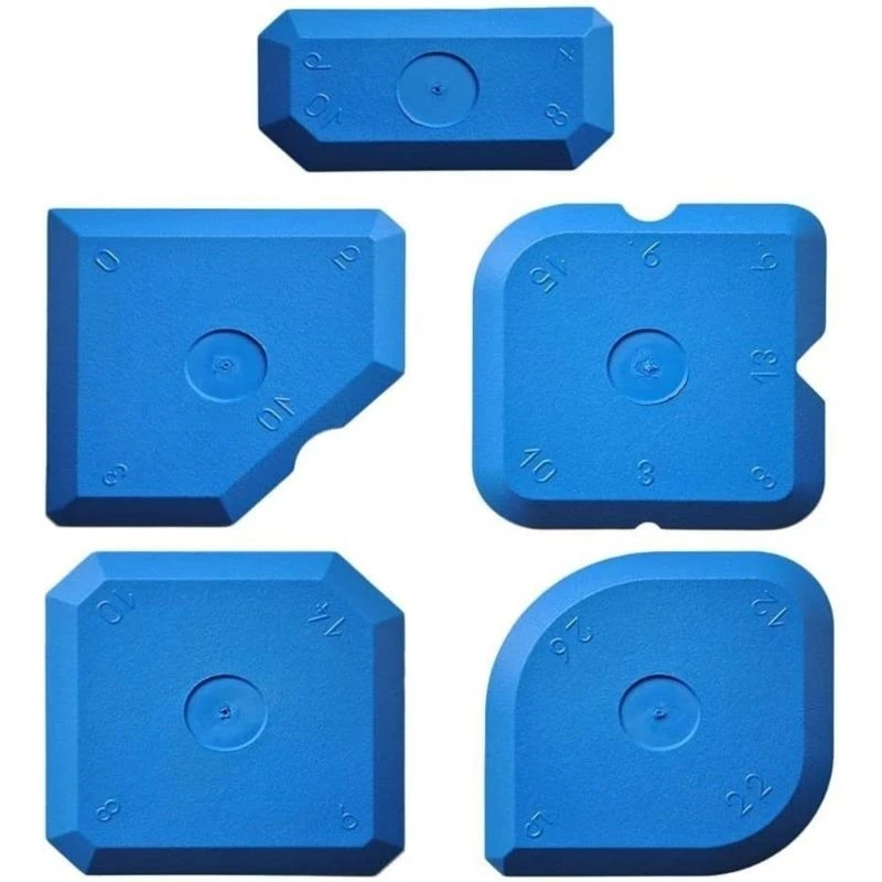 

Caulking Scrapers Tool Fill Gaps Caulking Tool Set of 5 Scrapers Silicone Profiling Caulking Removal Tool