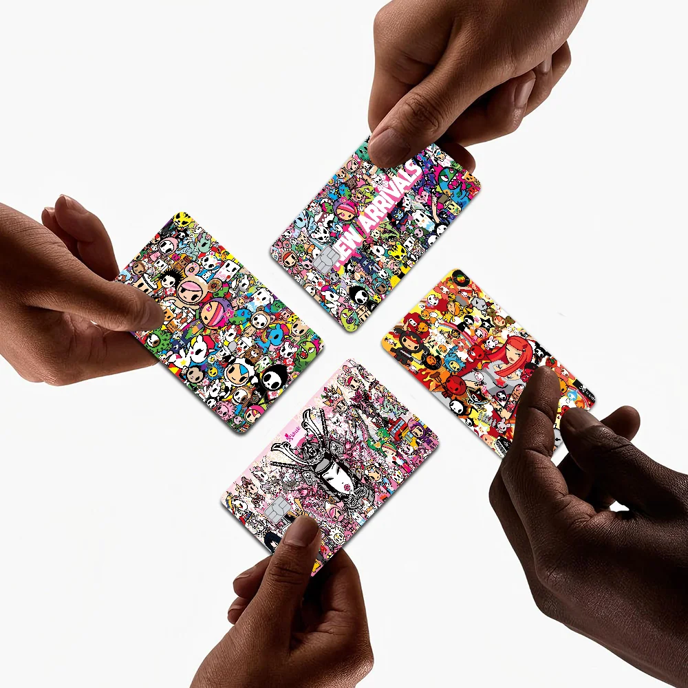 

Japan Cute T-tokidoki Game Anime Sticker Film Skin Cover Case For Small Large No Chip Debit Credit Card Front Side
