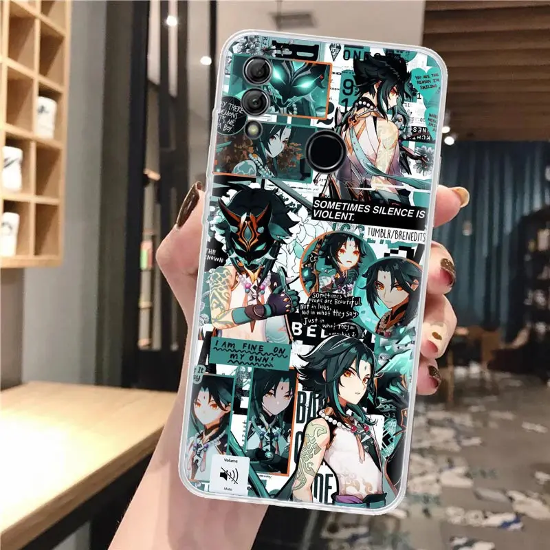 Genshin Impact Game Anime Soft Phone Case For Huawei Honor 10 Lite 9 8A 8X 8S 9X Pro P Smart Z Y5 Y6 Y7 2019 Y9S 20I 50 Shell Ca