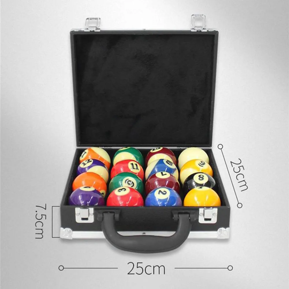 

Multi Functional Pool Ball Storage Case with PU Exterior Aluminum Frame and EVA Foam for Secure and Quiet Ball Storage