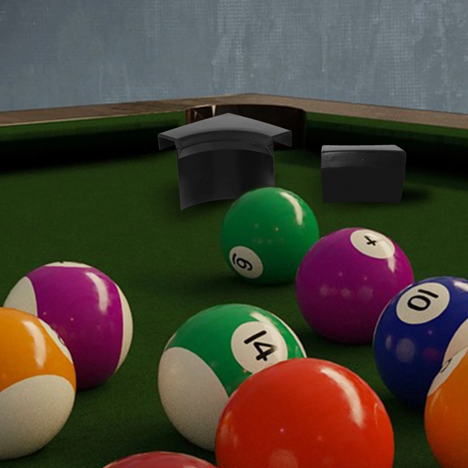 

2 комплекта вкладышей для карманов для бильярдного стола, сменные аксессуары, прочные карманы для бильярдного стола, подушечки, простая установка, широкая посадка