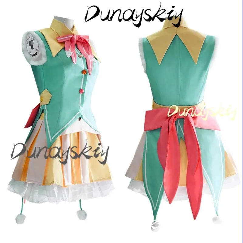 Кусанаги Нене Косплей Юбка Принцессы Парик Комплект Аниме Проект Sekai Красочный Сценический Косплей Костюм Хэллоуин Вечеринка Индивидуальная Одежда