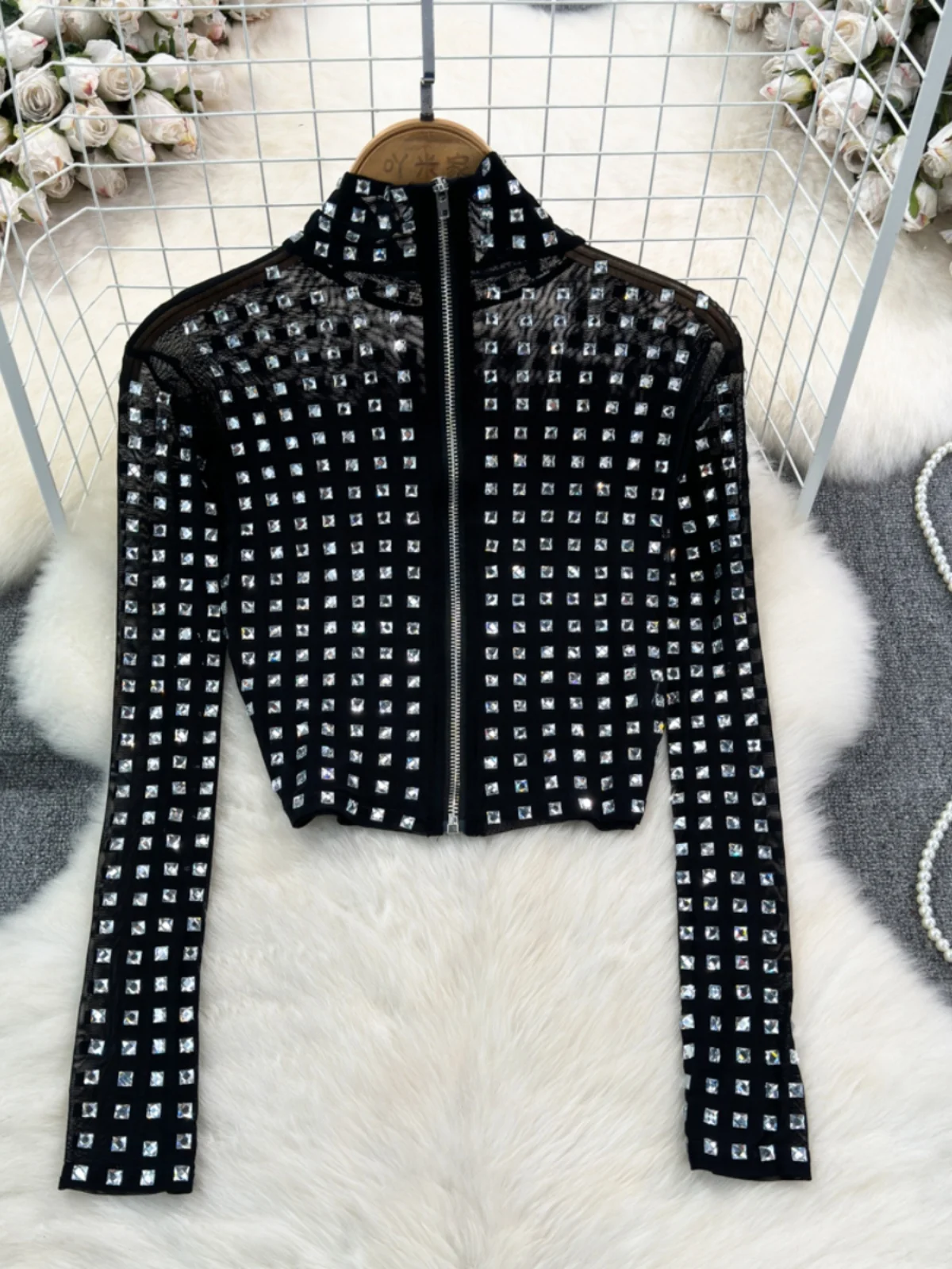 Ele Long Sve ذوي الياقات العالية سليم صالح تي شيرت المرأة عادية الأعلى Faionable بريق لي مطاطا الكورية Sle الربيع #4