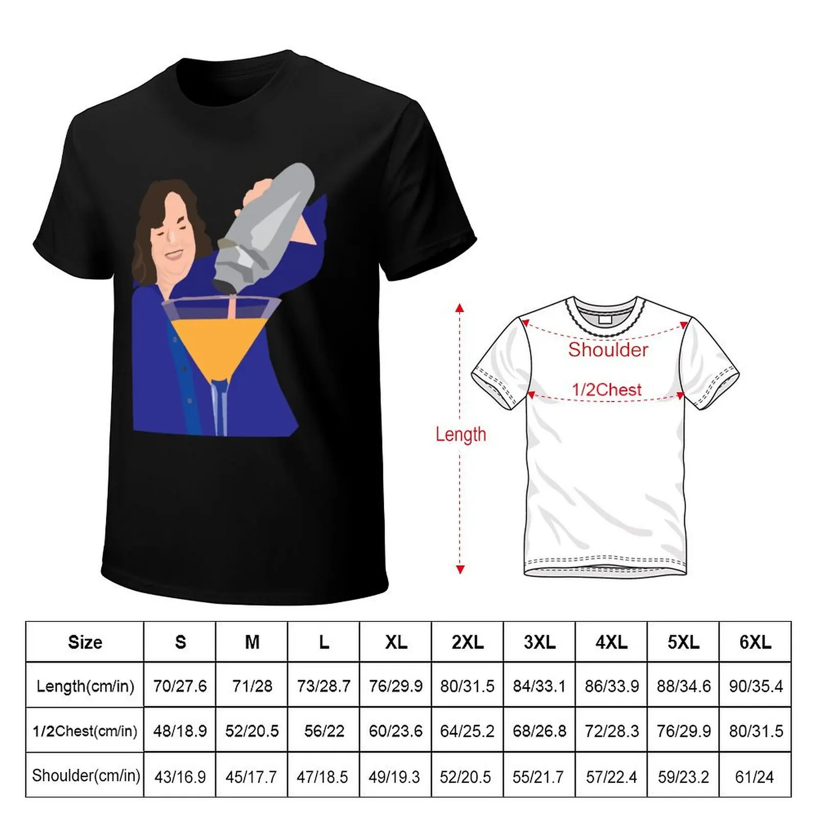 Ina Garten Loves a Cosmo T-Shirt Gym Wear Breathable Short Sleeve Tee