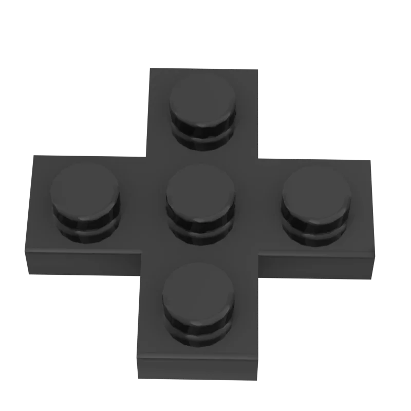 10pcs 15397 플레이트 수정 된 3x3 크로스 벽돌 컬렉션 기술 MOC DIY 빌딩 블록 호환 대량 모듈 형 장난감