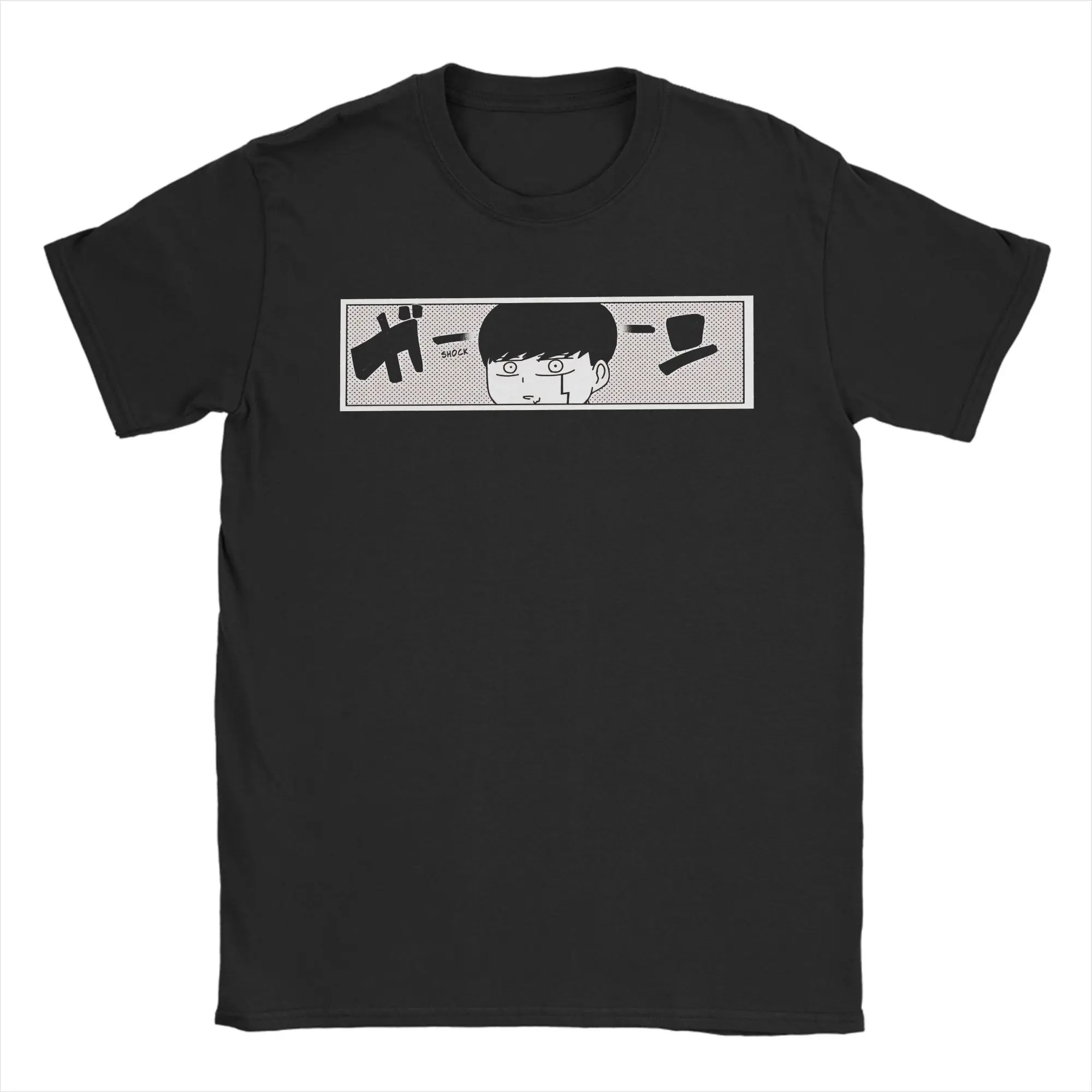 Shock Classic Mashle Funny 100% Cotton T-Shirt Tees Tops For Men view 4