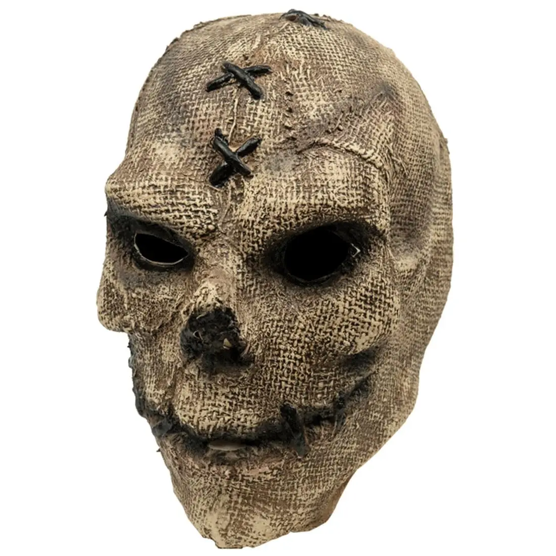 الرعب الجمجمة قناع الخيش شبح الشر الهيكل العظمي قناع هالوين تأثيري حلي الجدة القبعات قناع حفلة تنكرية الدعائم