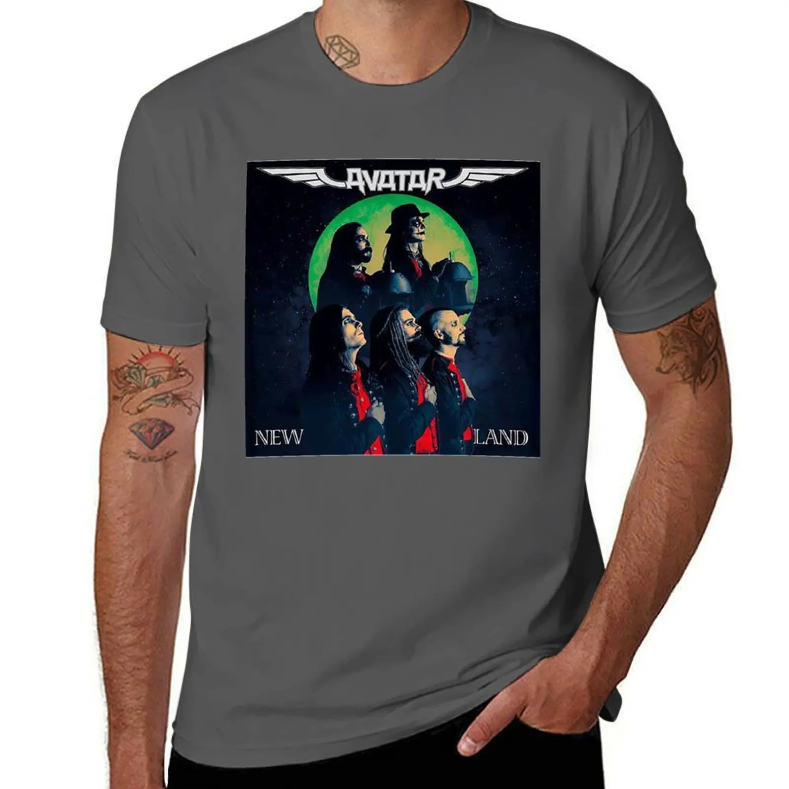 best avatar band T-Shirt T-Shirt t shirt men 100% cotton luxury brand man tshirt man t shirt heavy cotton T-Shirt