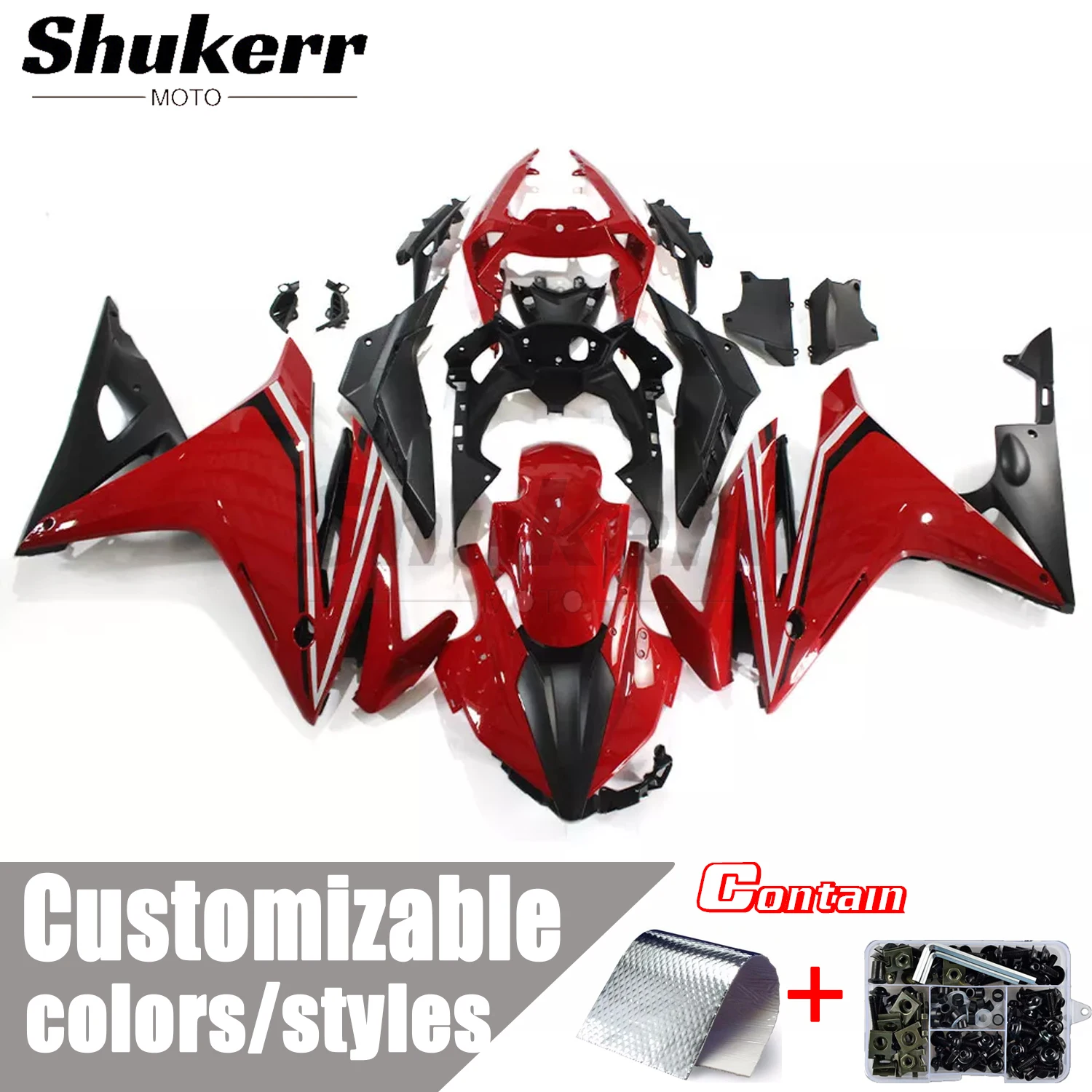 

Fit for Honda Cbr500R 2016 2017 2018 New Abs Motorcycle Plastics Fairing Kit Injection Mold Bodywork Panel Kit Cbr 500R