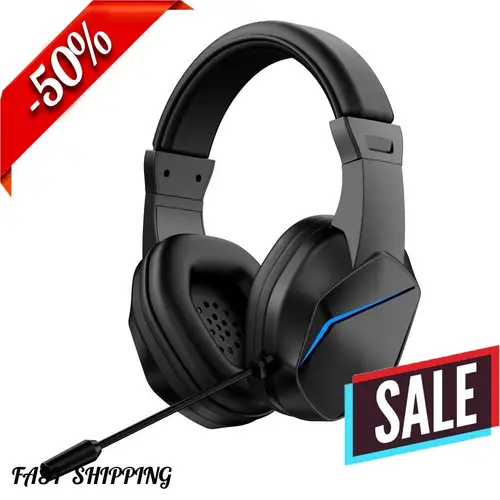 Auriculares inalámbricos para juegos para Ps5, PC, micrófono dinámico RGB con cancelación de ruido, efectos de sonido HIFI, auriculares para juegos