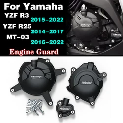 R3 2015-2022 MT-03 2016 2017 2018 2019 2020-2022 R25 2014-2017 R125 2014 Motorcycles Engine cover Protection case For GB Racing