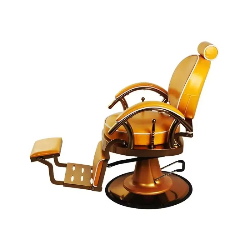 LTT retro oil head big chair reclining shaving salon special barber shop hair cutting chair