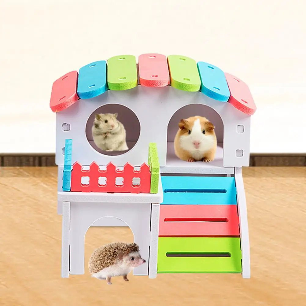 Small Pets House Safe Small Animal Hideout House Creative Hamster Toy Hamster House