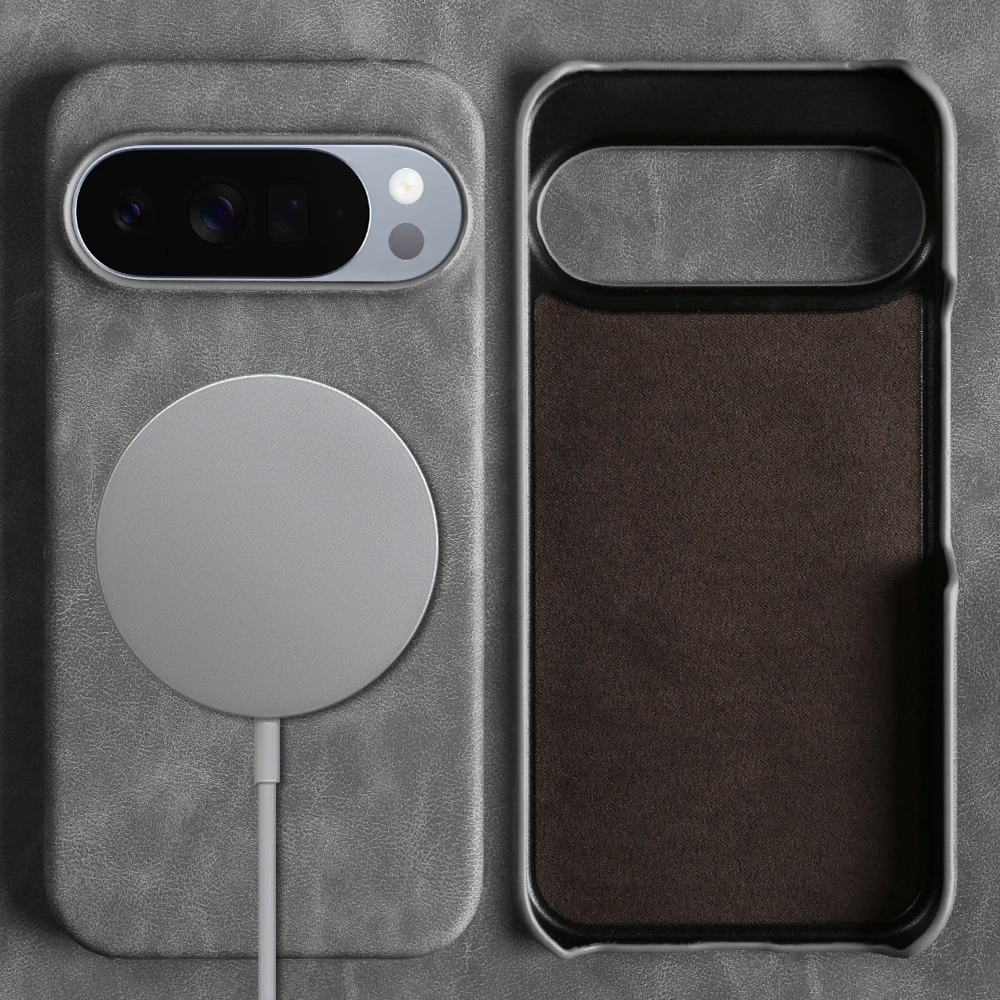 

Magnetic Leather Case For Google Pixel 10 Pro XL 10A 9A 8A 7A 6A Pixel 6 7 8 9 Pro 10Pro XL Phone Back Cover For Magsafe Case