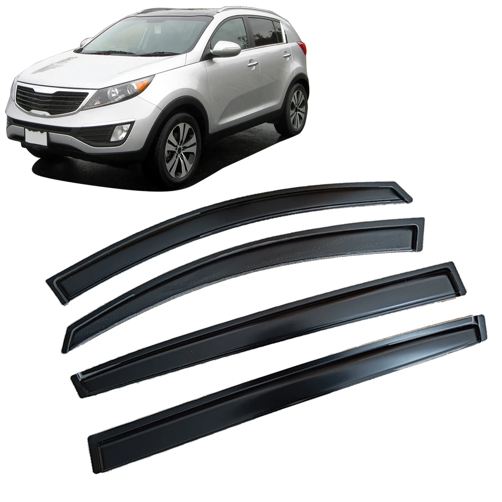 Window Visor for KIA SPORTAGE SL 2011 2012 2013 2014 2015 2016 Wind Deflectors Rain Guards Door Visor Vent Shades Ventvisor