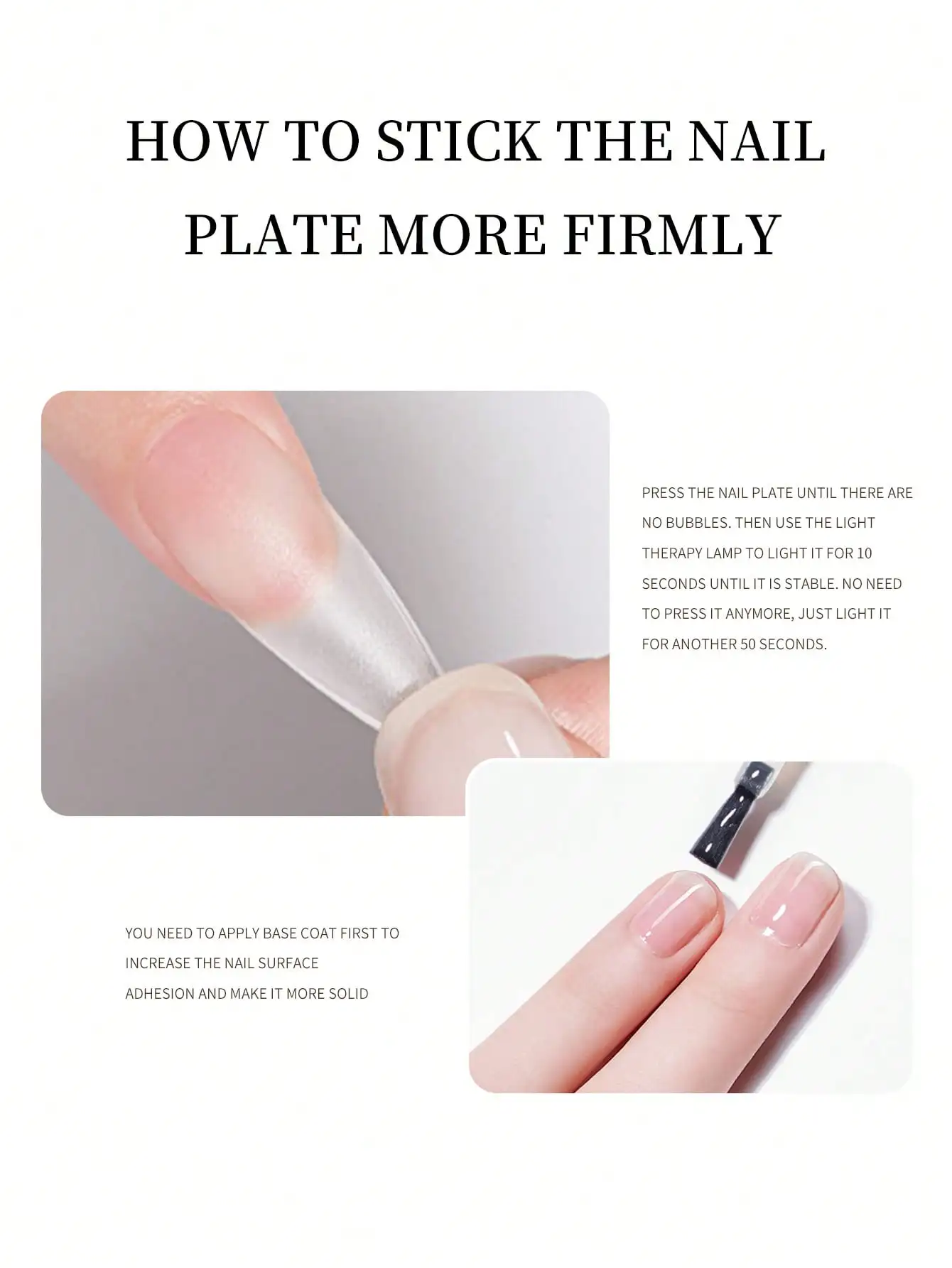 XEIJAYI 1 Stück professionelles UV-LED-Nagelklebegel zum Einweichen, einfache Entfernung und kein Whitish-Effekt, schmerzloser Grundlack für starke Nagelkunst