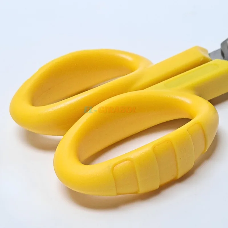 Nożyce Miller Tools Sawtooth Kevlar do cięcia włókien światłowodowych, miedzianych przewodów i narzędzie do zdejmowania izolacji z włókna aramidowego. — zdjęcie produktu 5