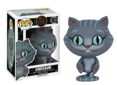 FUNKO POP Alice in the Wonderland Chessur #183 Cat MadHatter #181 Action Figures Model Toy
