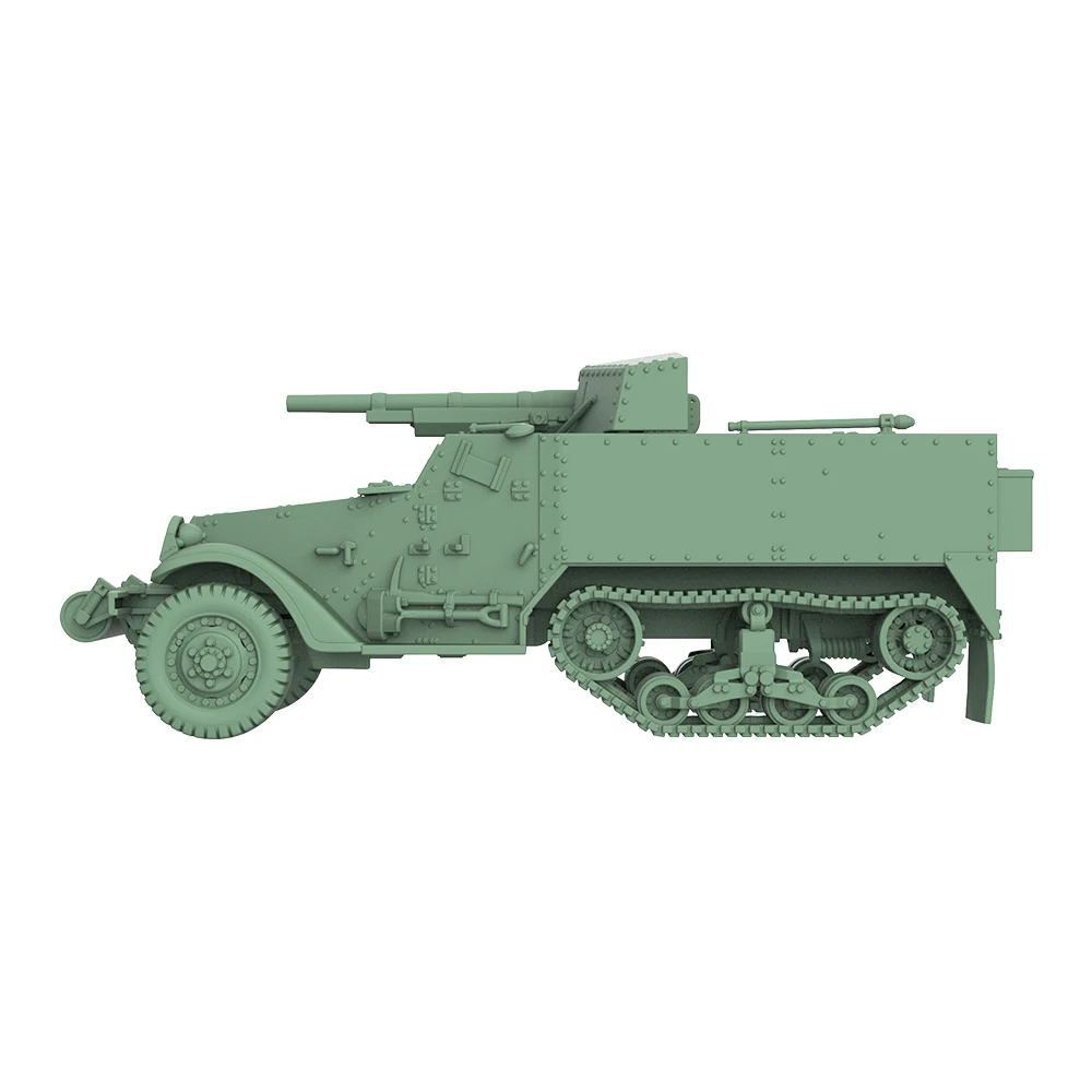 1/220 1/160 1/48 1/87 1/160 SSMODEL SS551 Kit de modelo militar ferroviario US M3 carro de Motor de pistola múltiple