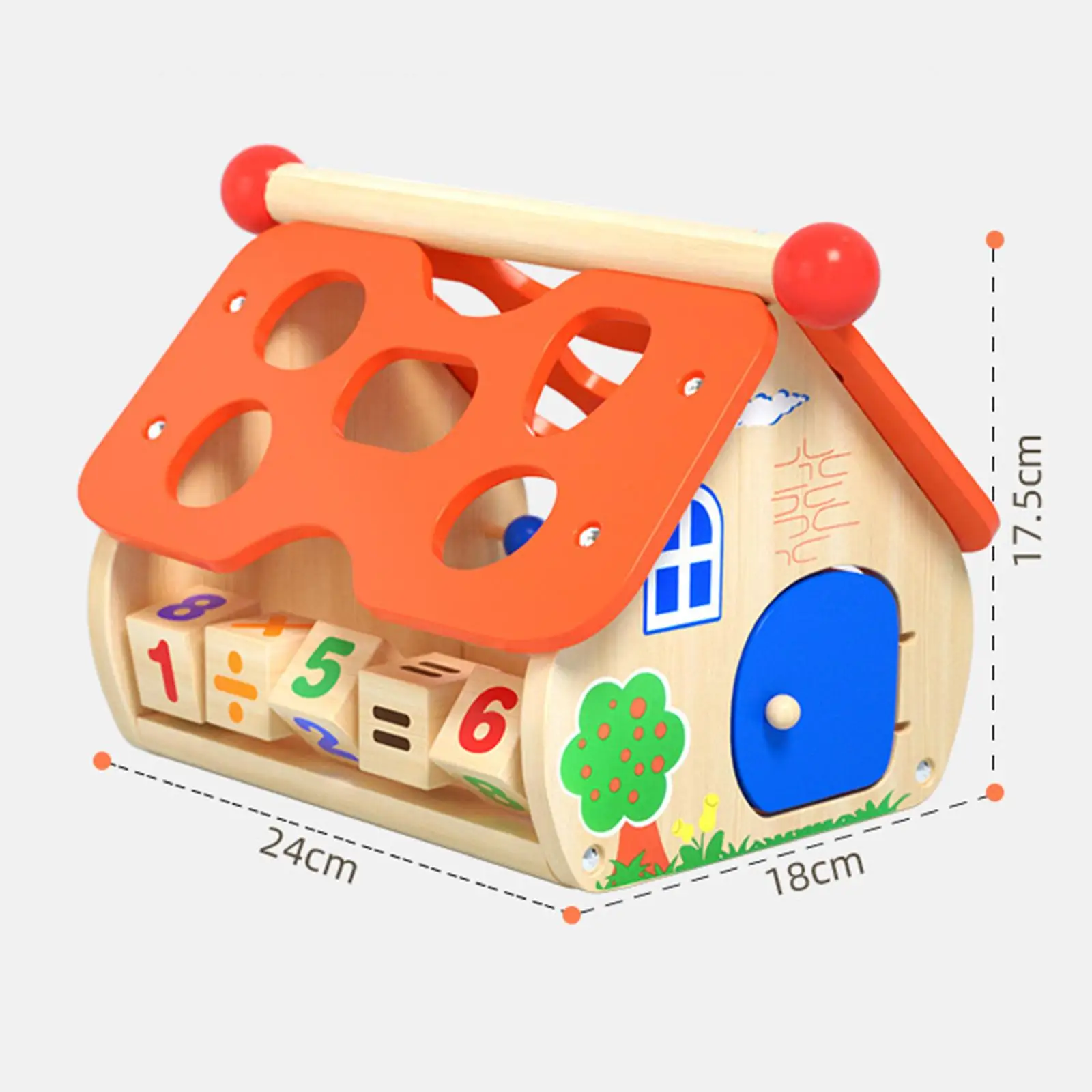 家庭用アクティビティセンター,時計学習,感覚玩具,形状,カラーソーター玩具