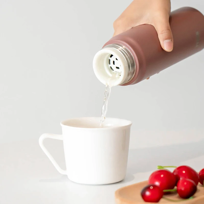 TYESO 360/500 مللي ترمس مفرغ قارورة للرجال النساء المحمولة زجاجات مياه الفولاذ المقاوم للصدأ أكواب حرارية فنجان القهوة في الهواء الطلق هدية