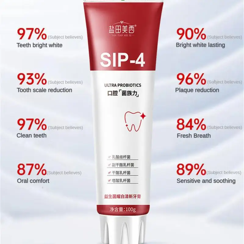 1/10pc Toothpaste Sp-4 Probiotics Brightening White Toothpaste Tooth Stains Smoke Stains Amino Acid Breath Fresh Oral Toothpaste