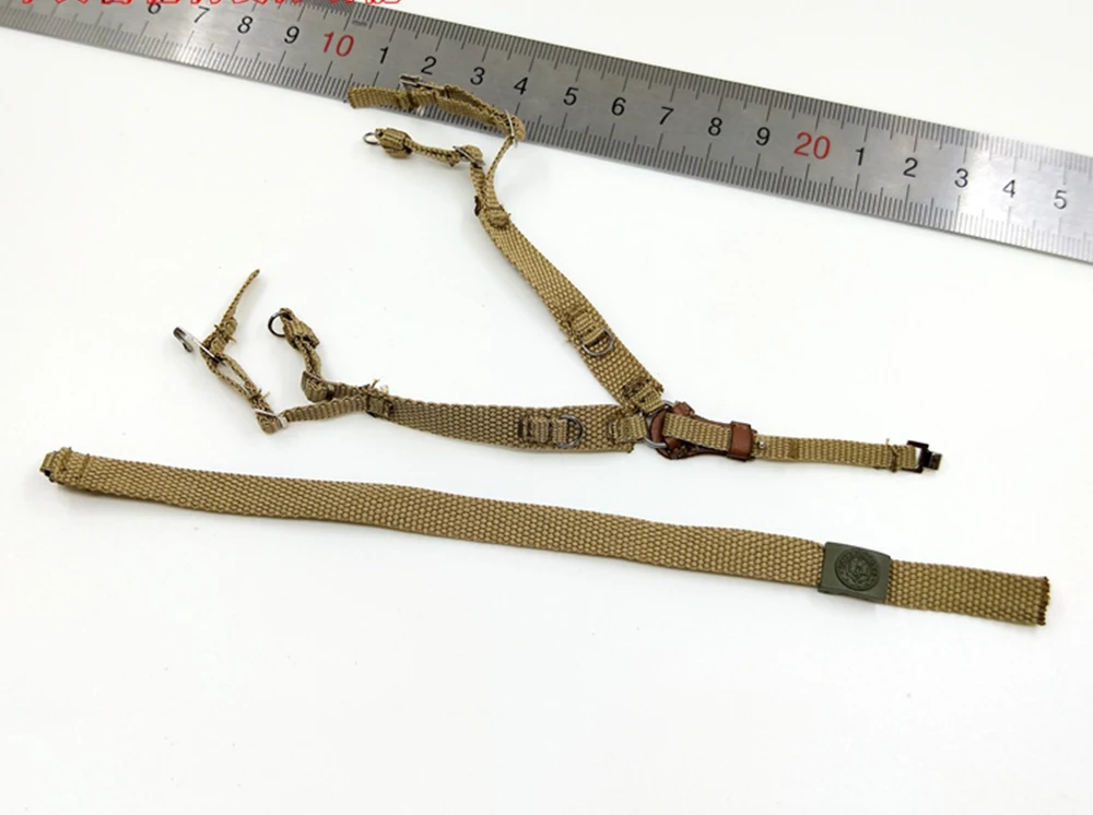 

For Sale 1/6 DID D80152 WWII Series North African Army Infantry Military Waist Duty Belt Straps Accessories For 12inch Action