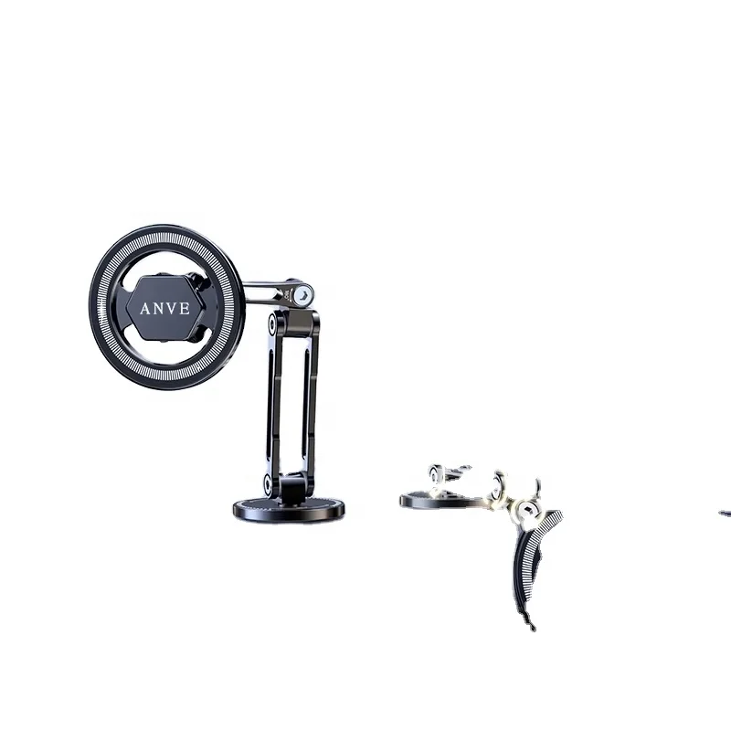 

2025 NEWEST Cross-Border New for Magsafe Magnetic Navigation Dashboard Holder Aluminum Alloy Foldable