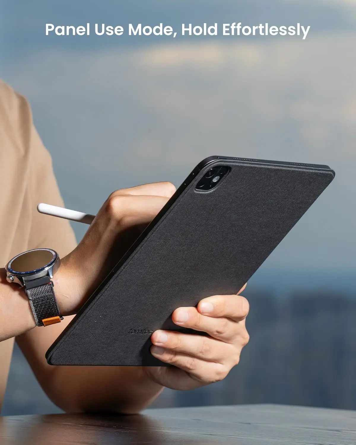 

iPad Pro Detachable Folio Case for 2024 11 Inch iPad Pro M4 Separable Slim Protective Panel & 4 Modes with Ultra Light Fiberglas