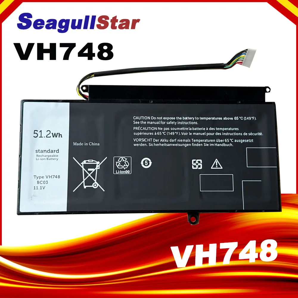 VH748 Laptop Battery For DELL Vostro 5460 5470 5560 14 5480 For