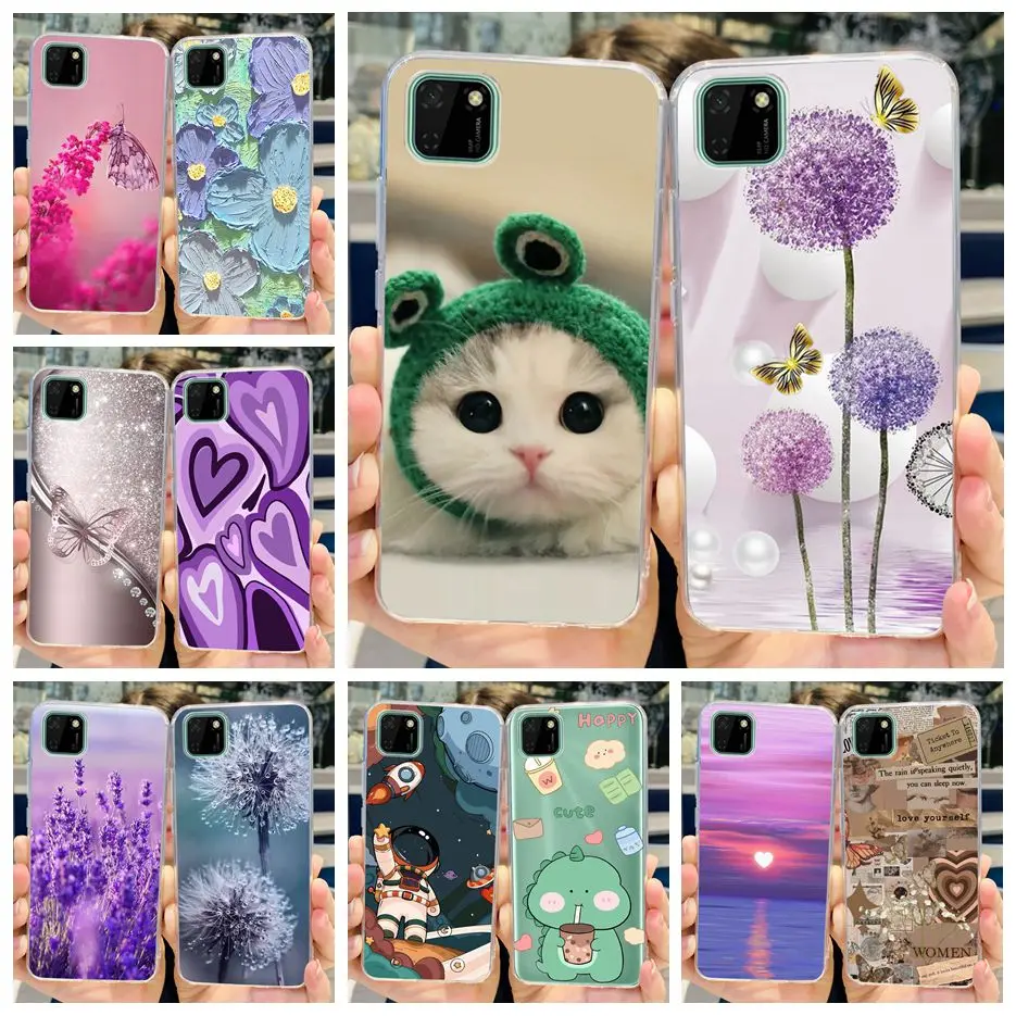 For Huawei Y5p Case Honor 9S DUA-LX9 New Fashion Painted Cover Clear Silicone Phone Case For Huawei Y5p Honor9S Soft Fundas Capa