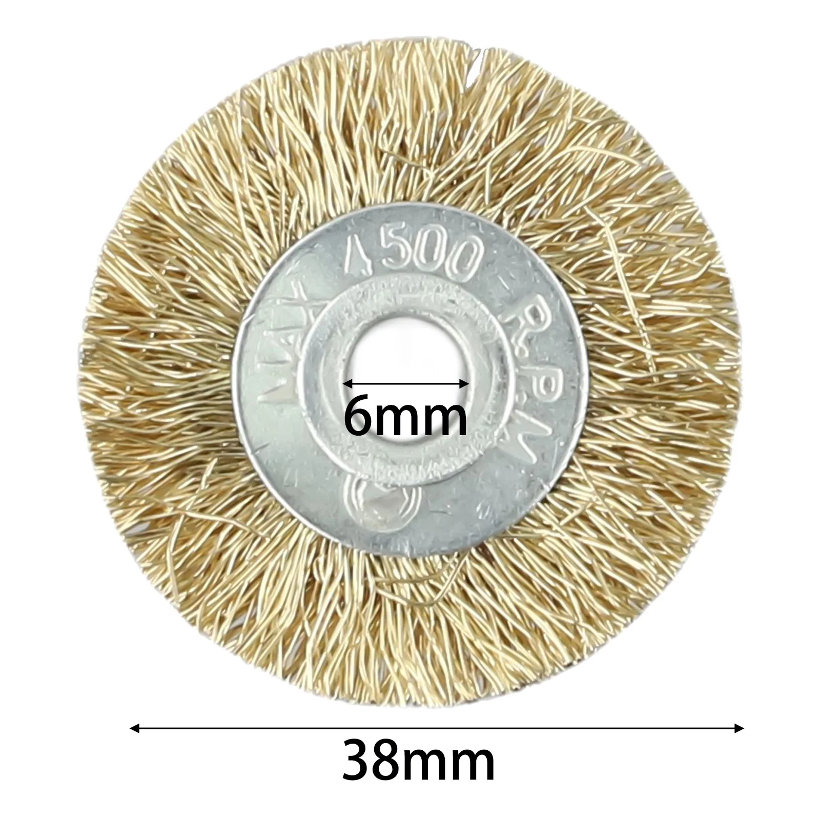 Wire Wheel Brush Flat Crimped Stainless Steel 38mm 50mm 65mm 75mm Angle Grinder Accessories Wood Cleaning Polishing Tools