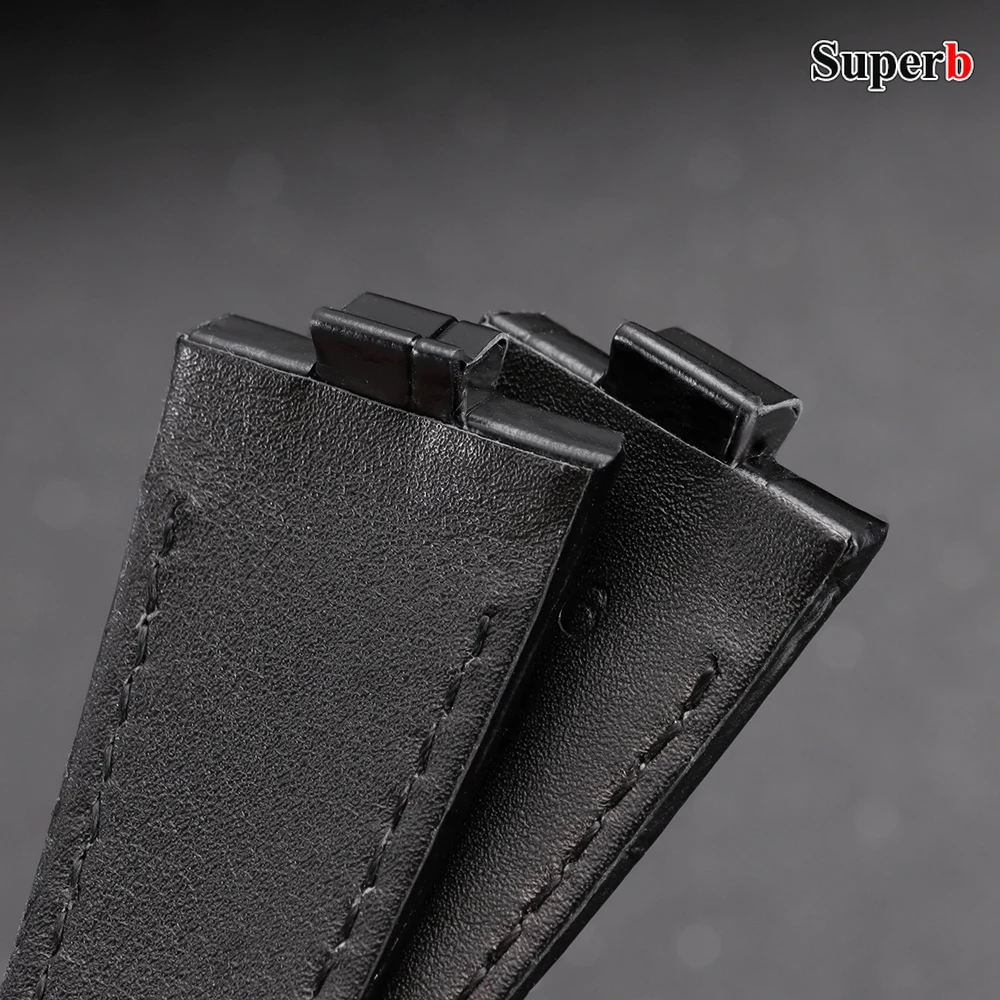 26x8.5mm Leather Strap for Vacheron Constantin for Overseas 47450 49150 47040 4500V 5500V Convex Interface Cowhide Watchband