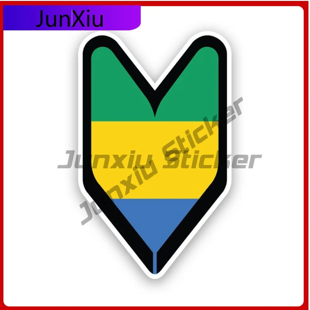 

Gabonese Driver Badge Stickerwaterproof Outdoor Decalswakaba Cool Laptop Waterproof Vinyl Decal For Toilet Seat Unique Decor