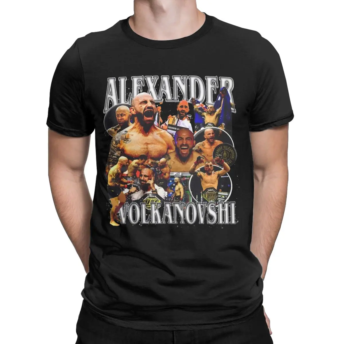 Summer Retro Alexander Volkanovski Bootleg for Men Women T Shirt Cool Boxer Fighting Apparel Tee Shirt T-Shirts Pure Cotton