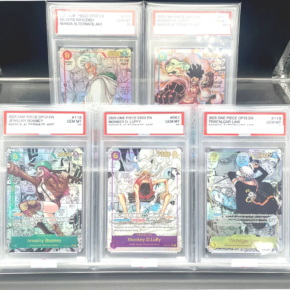 DIY PROXY OPCG GRADED COLLECTION CARD EB02 EXTRA BOOSTER ANIME 25TH COLLECTION #061 MONKEY D.LUFFY MANGA ALTERNATE ART GEM MT10