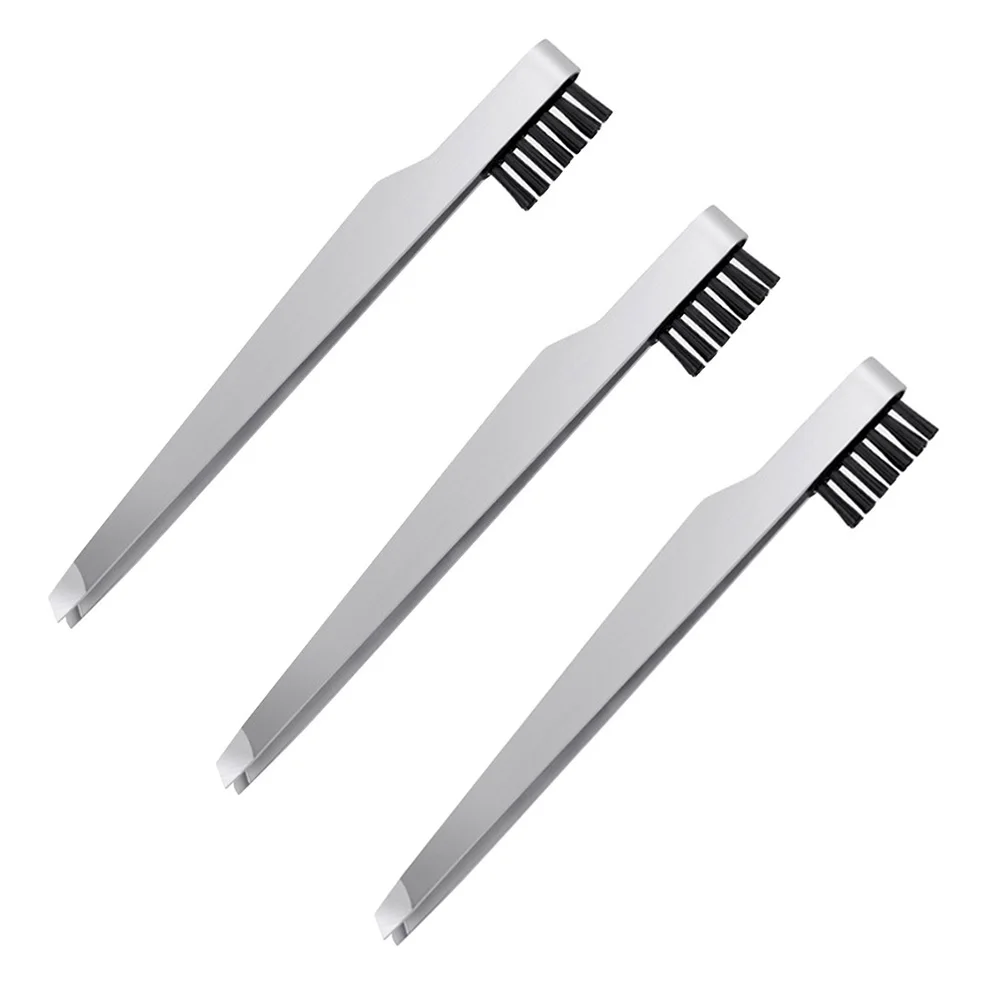 3개입 스테인리스 스틸 눈썹 족집게 소형 경량 휴대용 여성용 메이크업 정리 도구 정밀한 눈썹 정리