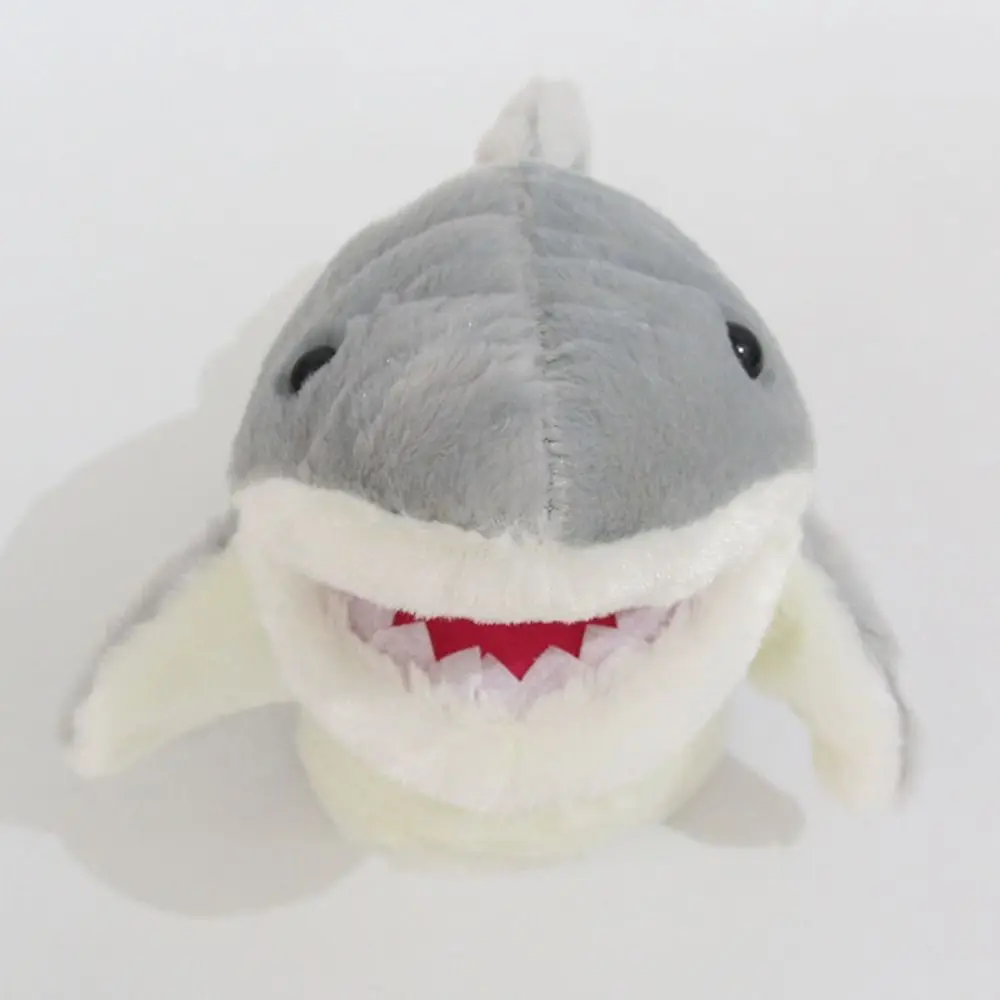 Durable Soft Shark Hand Puppet Cartoon Lovely Marine Animal Educational Cute Plushed Puppets for Children Interactive