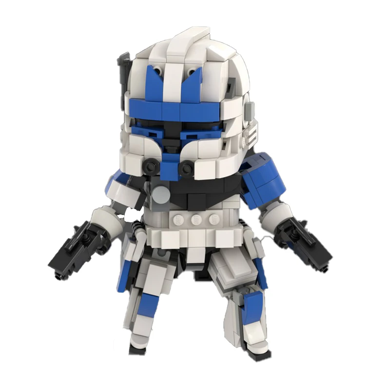 MOC Hot Movie Action Figure Building Block Kit Space War Series Captain Rex Robot Model DIY Kids Assembly Toys Boy Birthday Gift