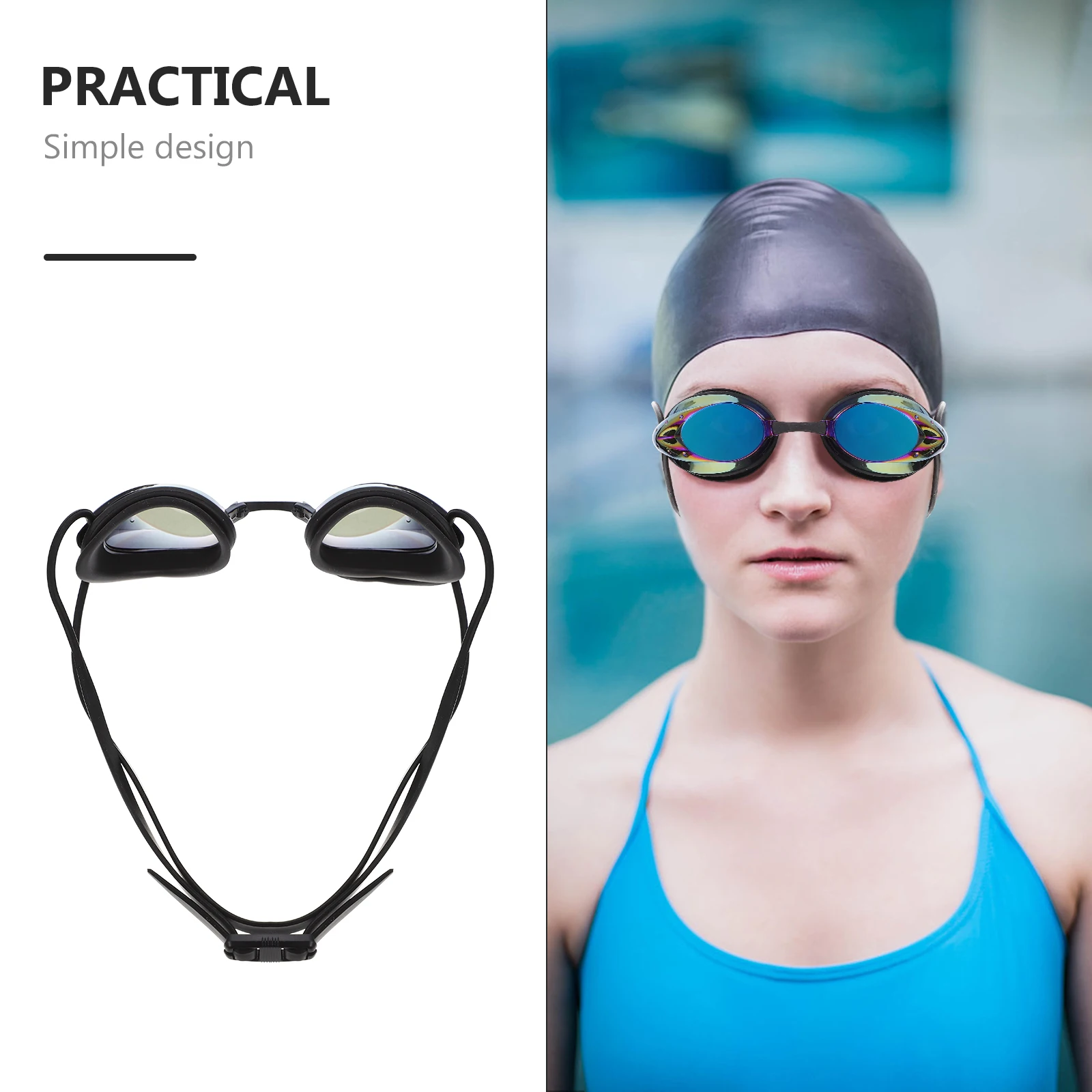 

1 set 1 Set Anti-Fog Swimming Adults Durable Clear Vision Swim Goggles For Pool Outdoor Professional Use Goggles Swimming Adult