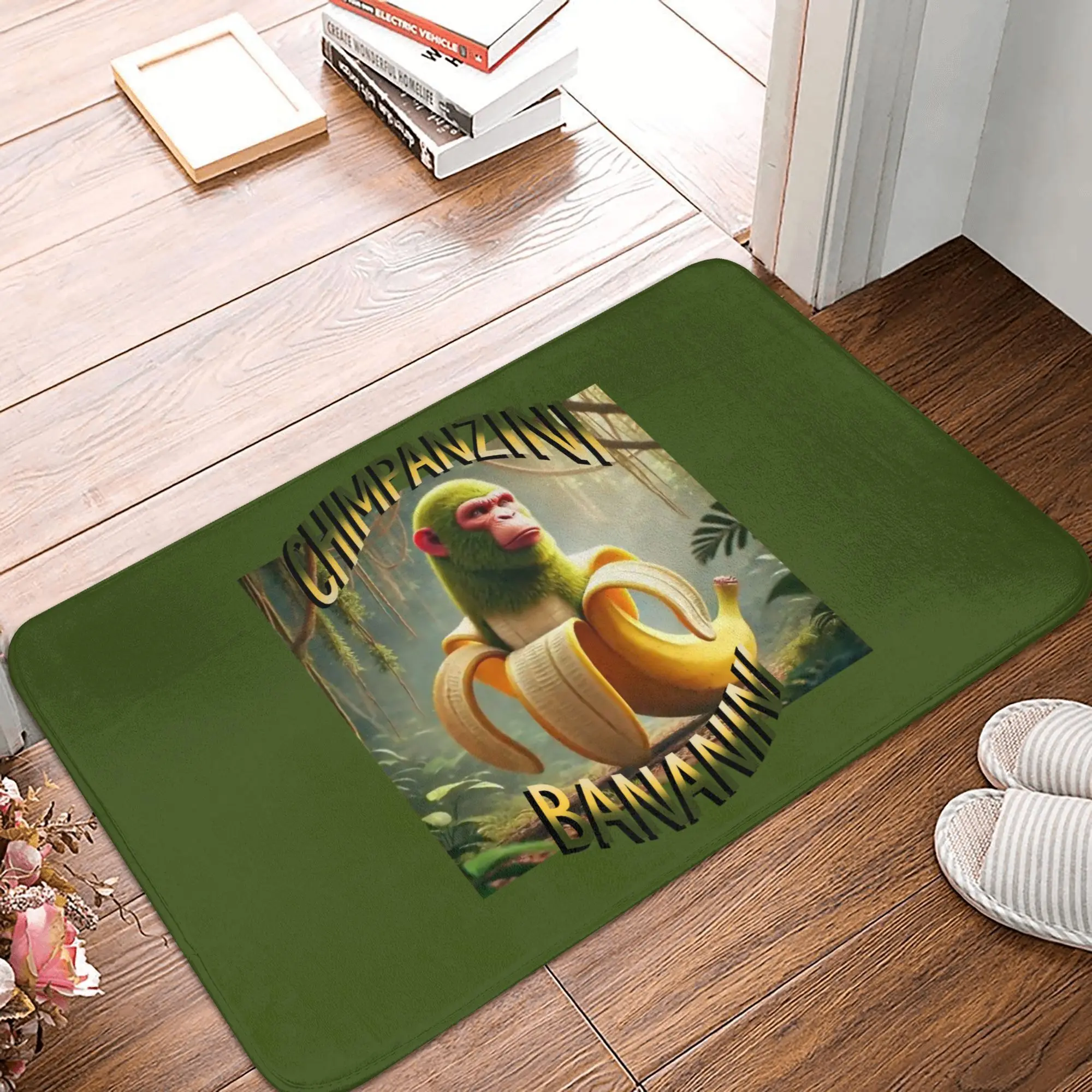 

Italian Brainrot Monkey Doormat Mat Anti-Slip Kitchen Bath Bedroom Rug Carpet 40*60cm