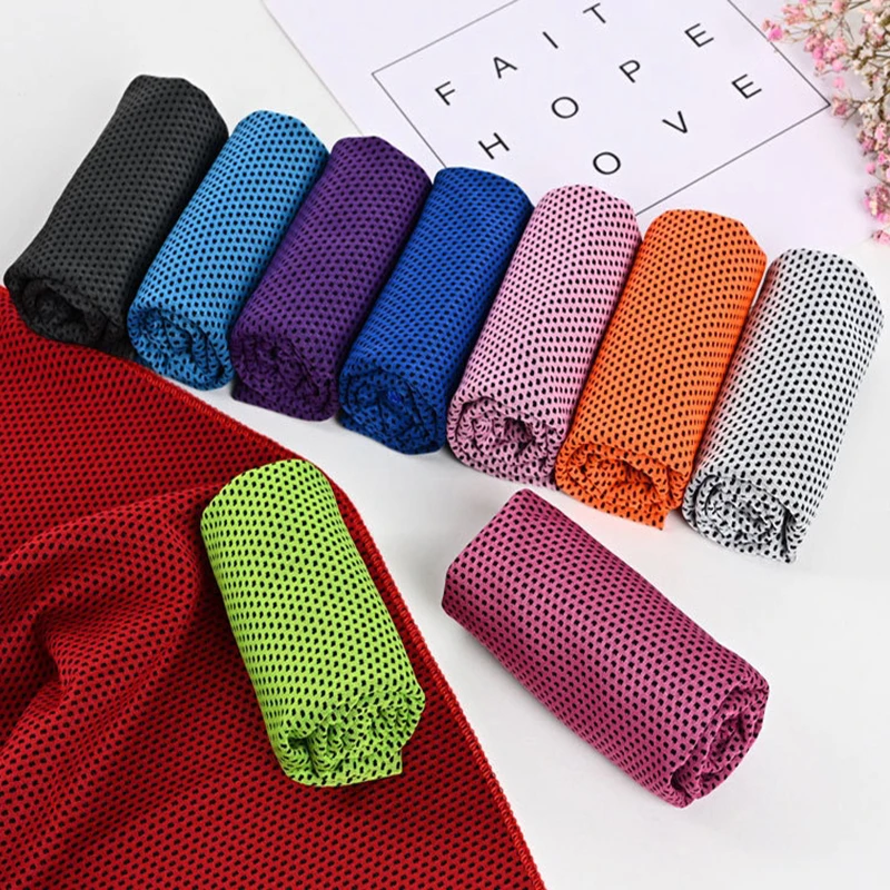 Cold Feeling Sports Quick-Drying Towel Portable Sweat-Absorbing Running Fitness Wrist Sweat-Wiping Cooling Cool Outdoor Products