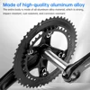 170mm 커넥팅로드 도로 자전거 용 24mm 크랭크 셋 Hollowtech 통합 크랭크 암 더블 체인 링 50 34 53 39 체인 휠 5